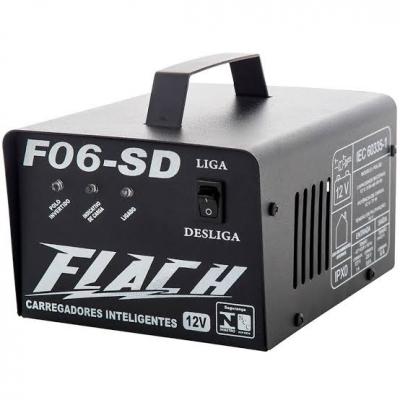 Carregador Inteligente de Bateria F06-SD - FLACH