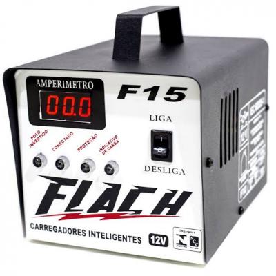 Carregador Inteligente de bateria F15 - Marca FLACH