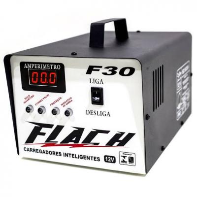 Carregador de Bateria Inteligente F30 - Marca FLACH